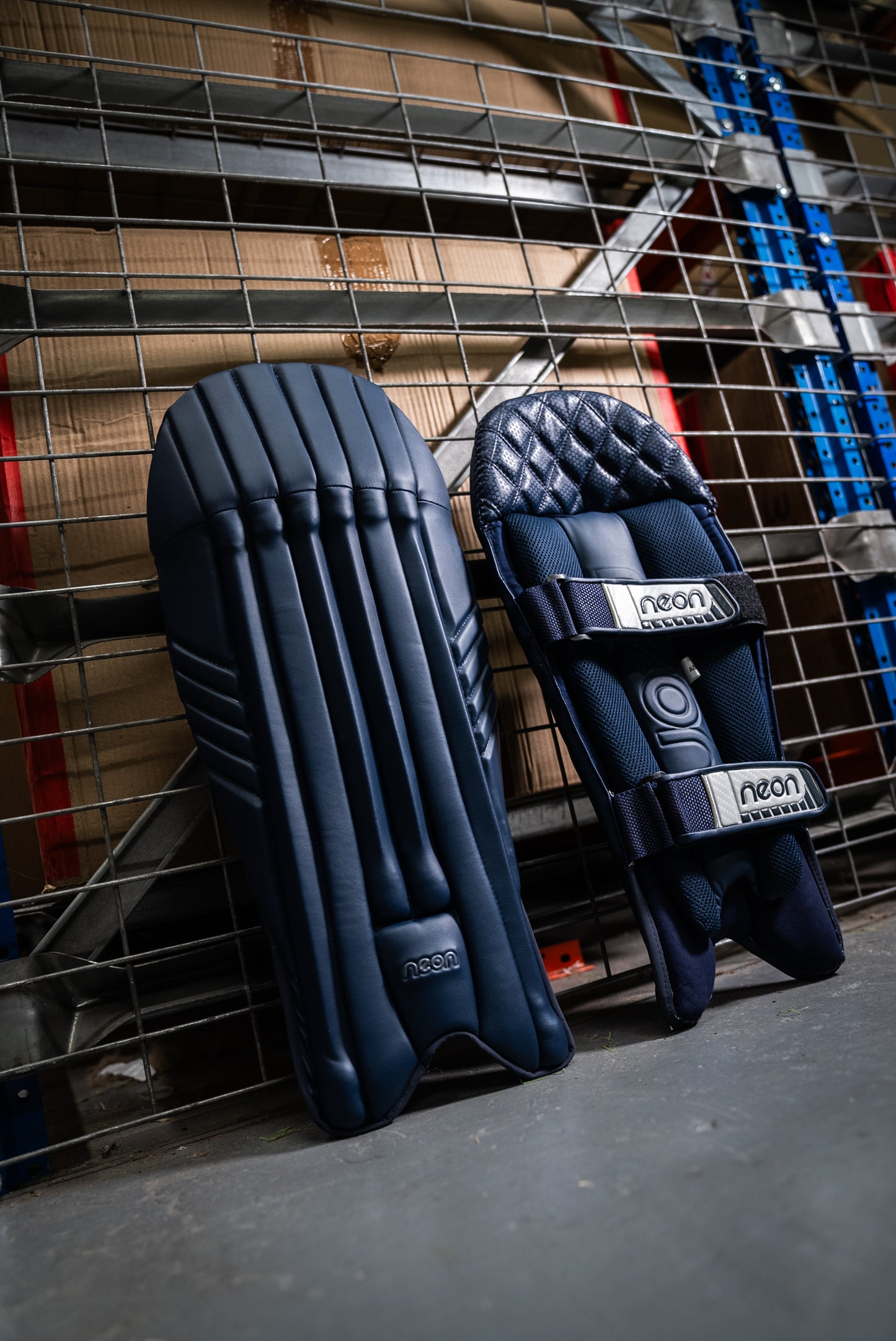 Pro Players Wicket Keeping Pads - Navy Edition