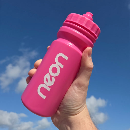 Neon Pink Drinks Bottle